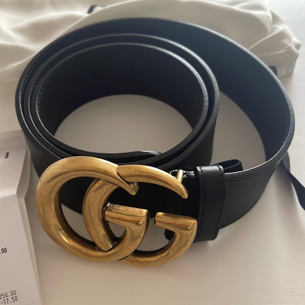 Gucci GG Leather Belt
